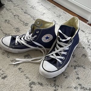 High Top Converse - Navy Blue